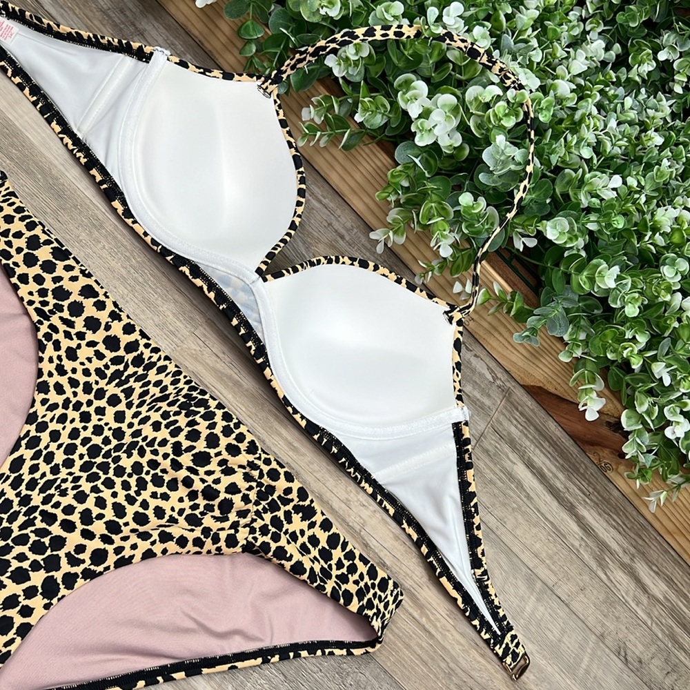 Victoria's Secret NEW Cheetah Animal Print Bikini Swim Set - Picture 13 of 16
